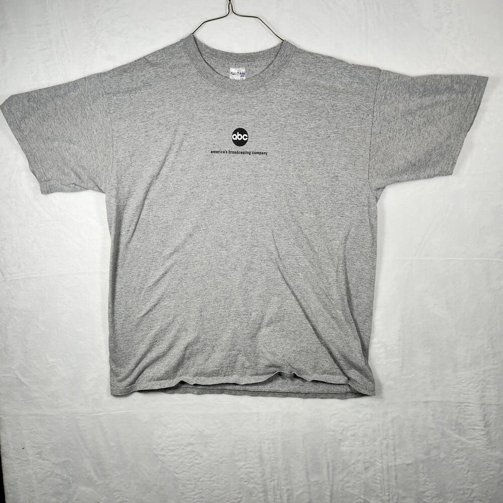 Vintage‎ Gildan ABC TV Gray Tshirt Mens Size XL